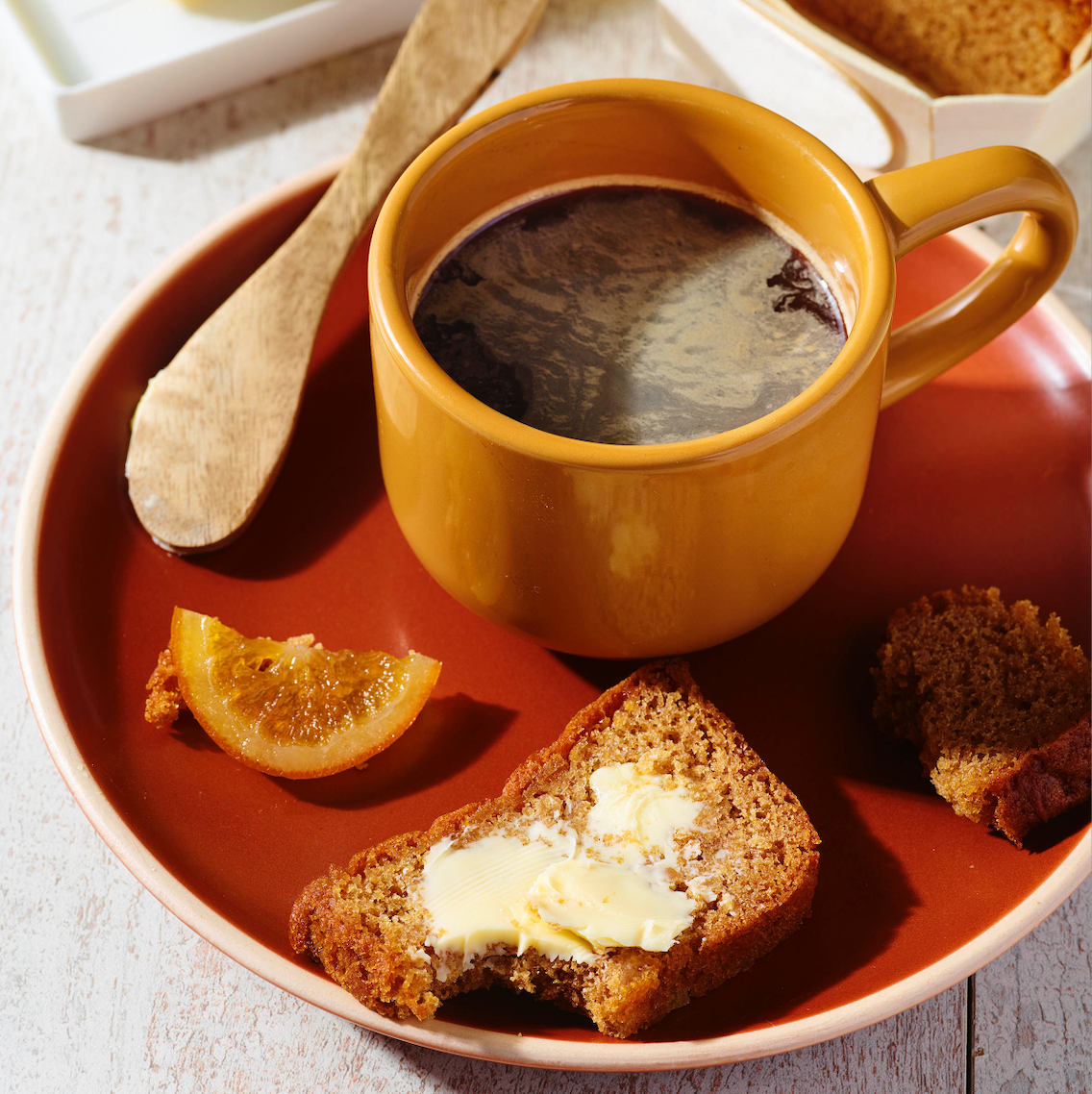 Toussaintスパイスケーキ-砂糖漬けのオレンジ