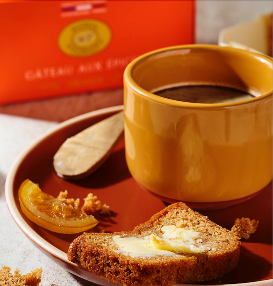 Toussaintスパイスケーキ-砂糖漬けのオレンジ