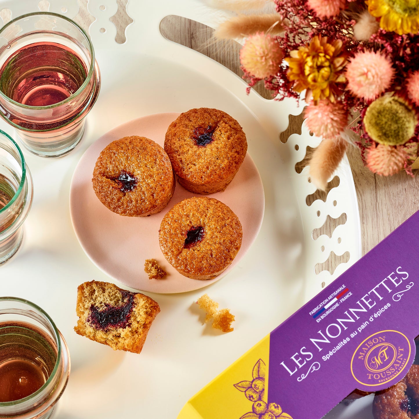 Blackcurrant Nonnettes