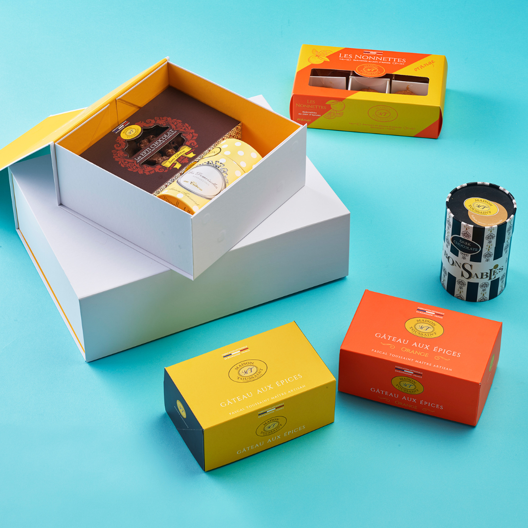 Coffret gourmand  Meringues / Nonnettes et Bons Sablés